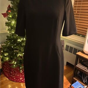 Eliza J Classic Black Long Sleeve Dress